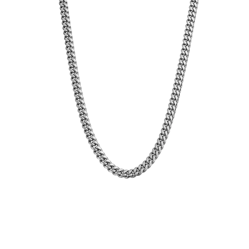 Cuban Chain 8mm - Silver