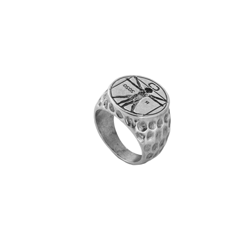 Vitruvian Ring - Silver